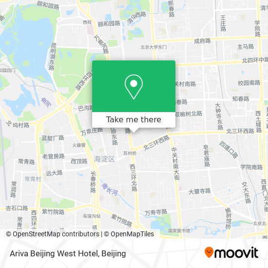 Ariva Beijing West Hotel map