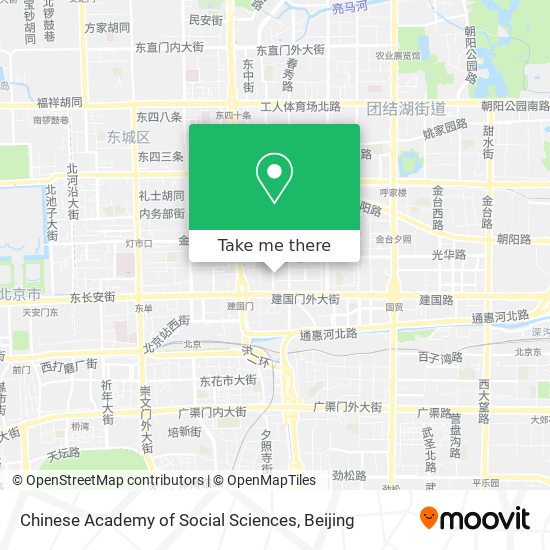 Chinese Academy of Social Sciences map