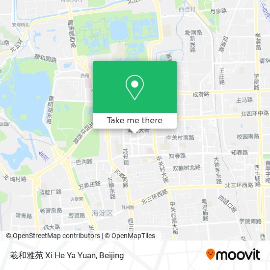 羲和雅苑 Xi He Ya Yuan map