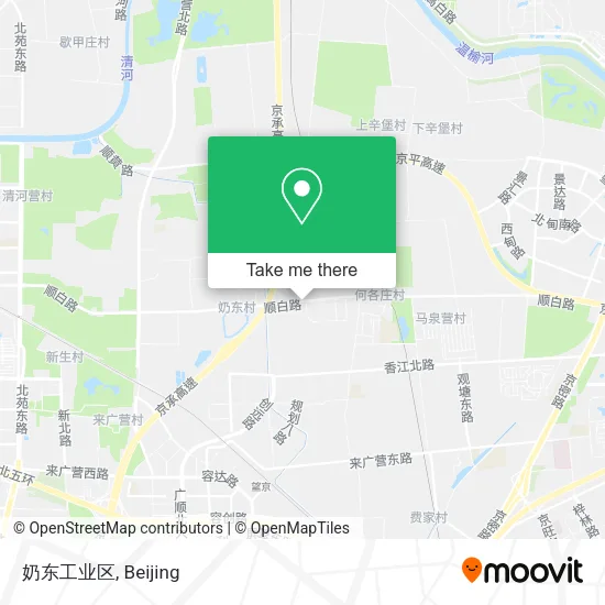 奶东工业区 map
