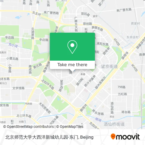 北京师范大学大西洋新城幼儿园-东门 map