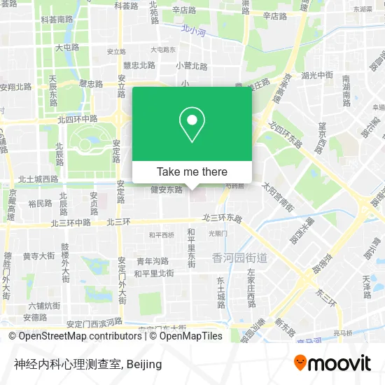 神经内科心理测查室 map