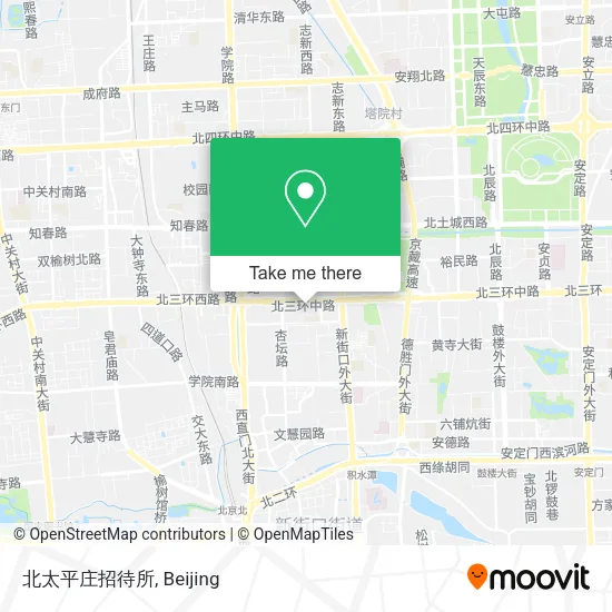 北太平庄招待所 map