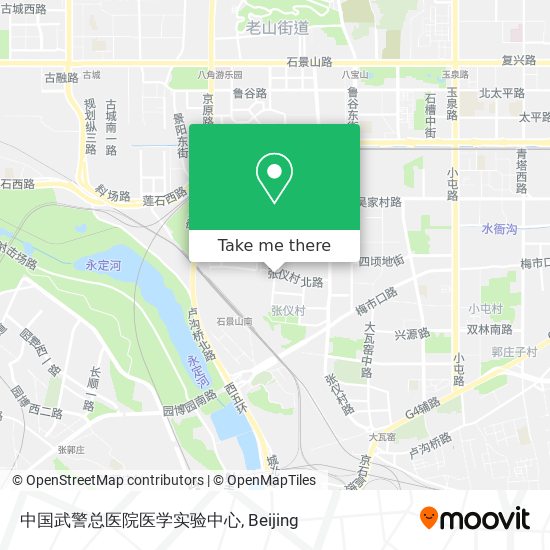中国武警总医院医学实验中心 map