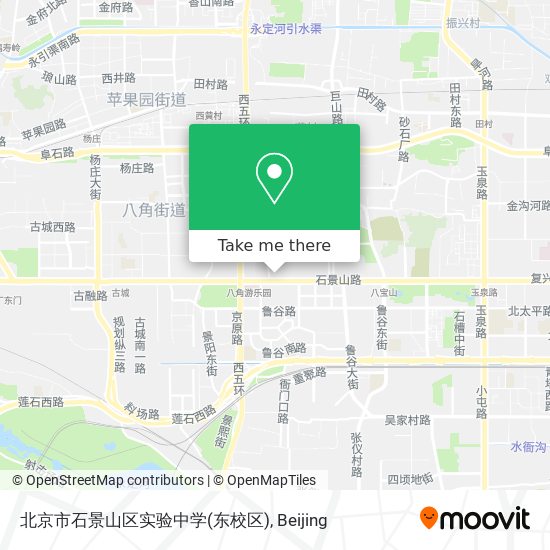 北京市石景山区实验中学(东校区) map