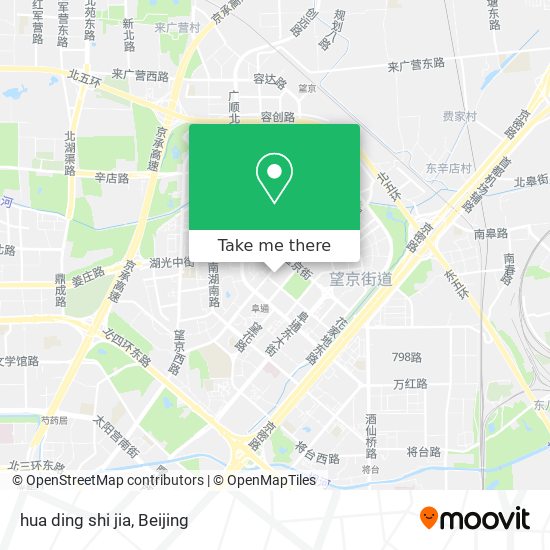 hua ding shi jia map