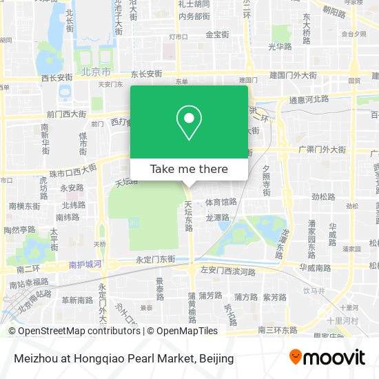 Meizhou at Hongqiao Pearl Market map