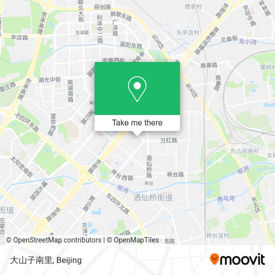 大山子南里 map