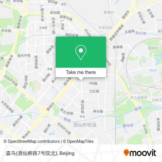 森马(酒仙桥路7号院北) map