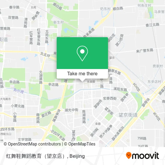 红舞鞋舞蹈教育（望京店） map
