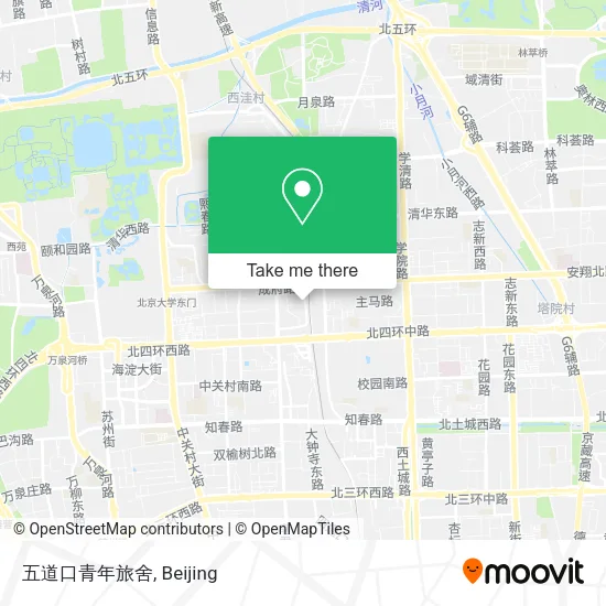 五道口青年旅舍 map