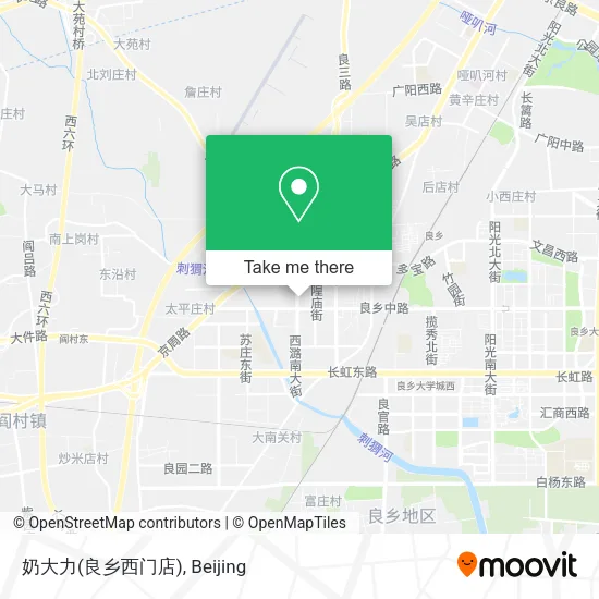 奶大力(良乡西门店) map
