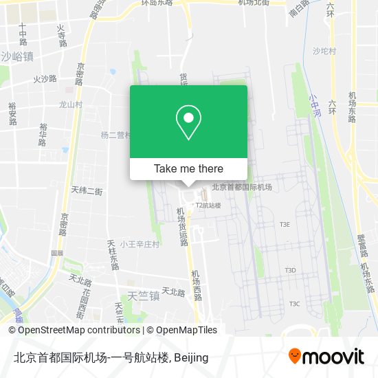 北京首都国际机场-一号航站楼 map