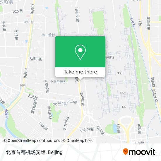 北京首都机场宾馆 map