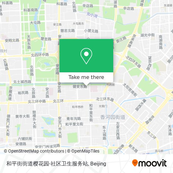 和平街街道樱花园-社区卫生服务站 map