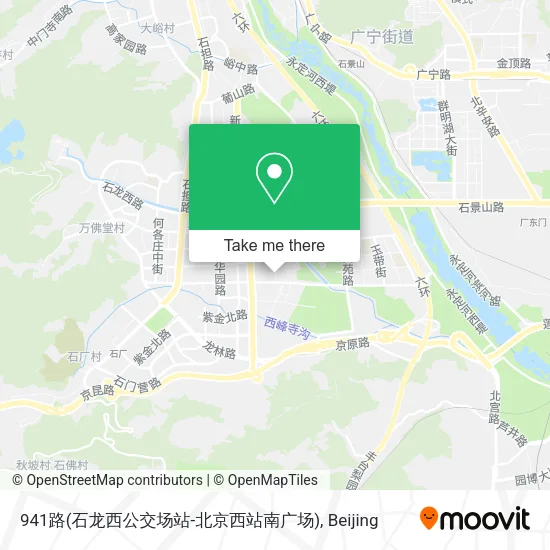 941路(石龙西公交场站-北京西站南广场) map