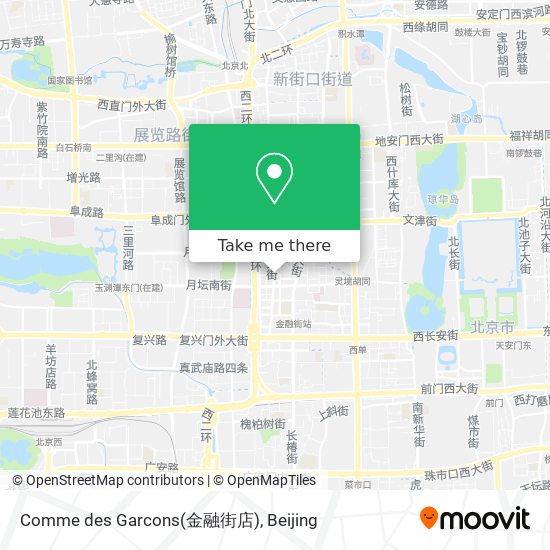 Comme des Garcons(金融街店) map