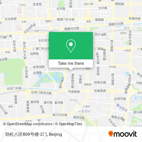 劲松八区809号楼-2门 map