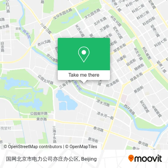 国网北京市电力公司亦庄办公区 map
