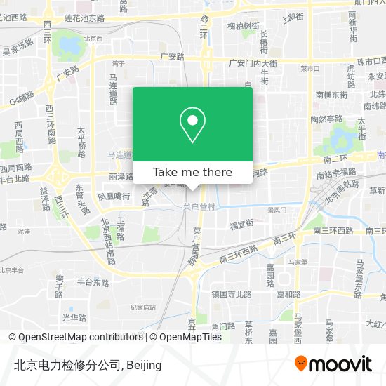 北京电力检修分公司 map