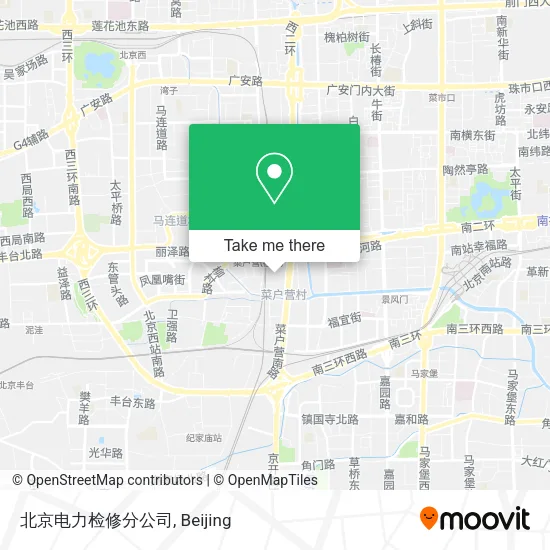 北京电力检修分公司 map