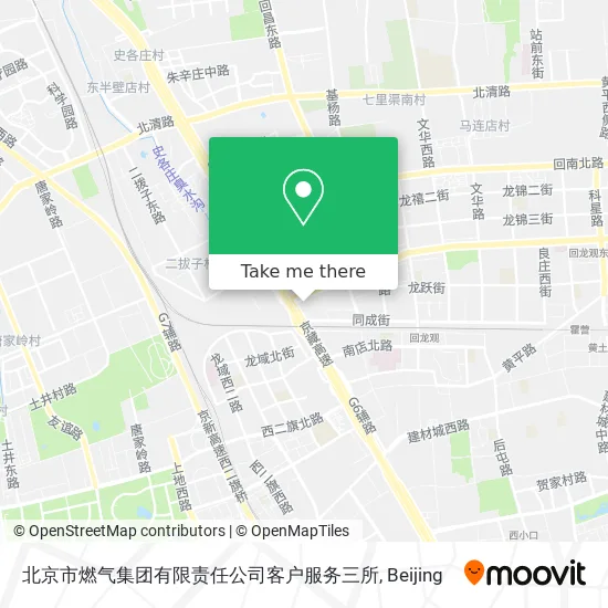 北京市燃气集团有限责任公司客户服务三所 map