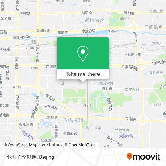 小海子影视园 map