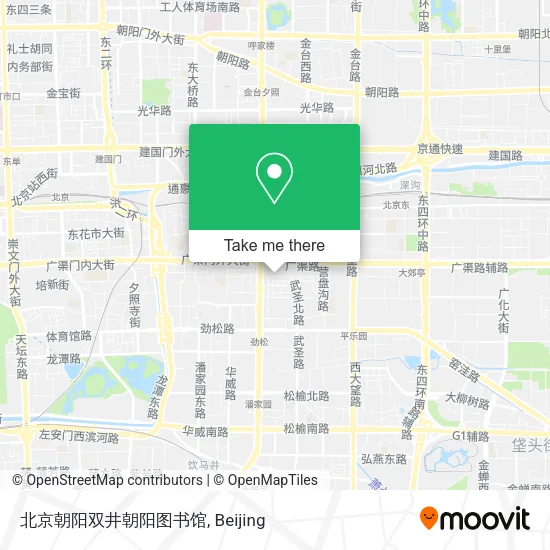 北京朝阳双井朝阳图书馆 map