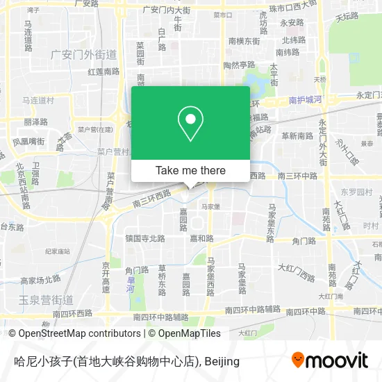 哈尼小孩子(首地大峡谷购物中心店) map