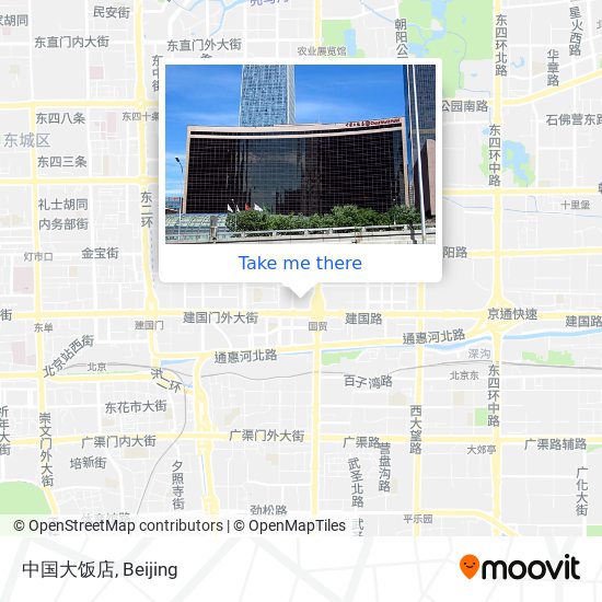 中国大饭店 map