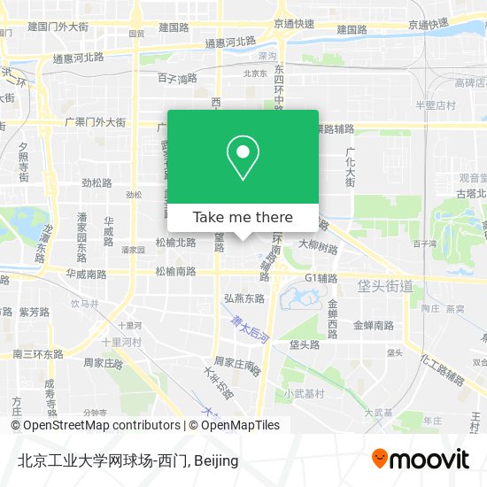 北京工业大学网球场-西门 map