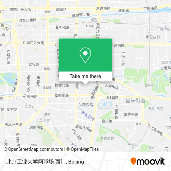 北京工业大学网球场-西门 map