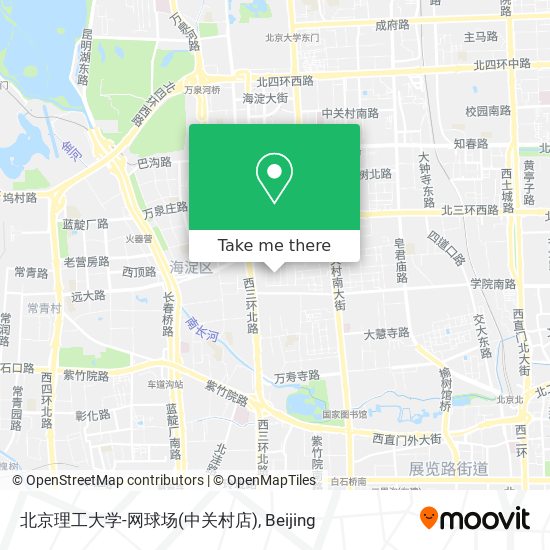 北京理工大学-网球场(中关村店) map