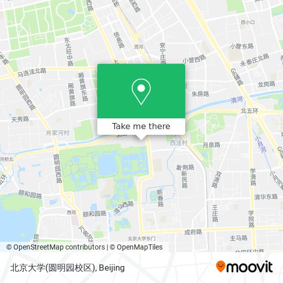北京大学(圆明园校区) map