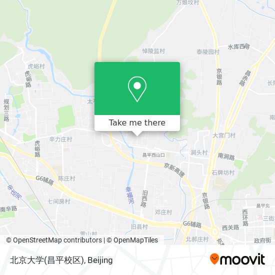 北京大学(昌平校区) map