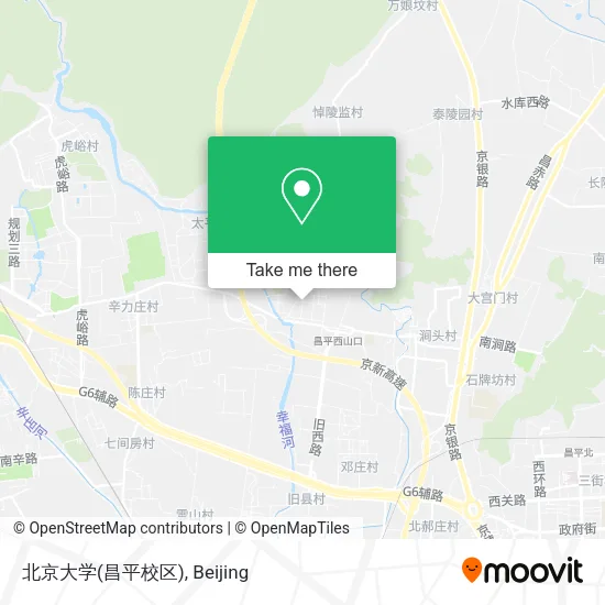 北京大学(昌平校区) map