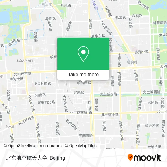 北京航空航天大学 map