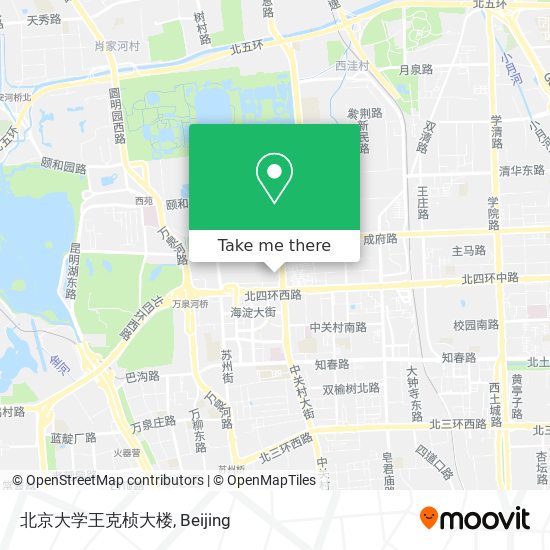 北京大学王克桢大楼 map