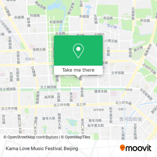 Kama Love Music Festival map