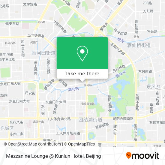 Mezzanine Lounge @ Kunlun Hotel map