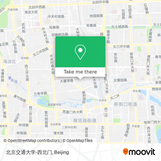 北京交通大学-西北门 map