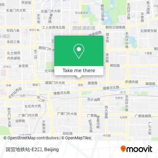 国贸地铁站-E2口 map