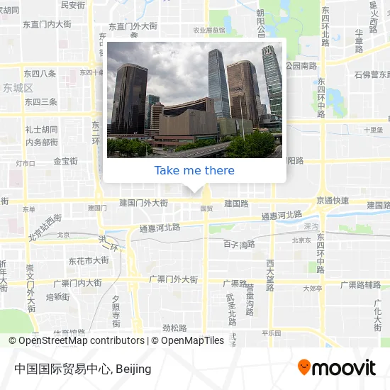 中国国际贸易中心 map