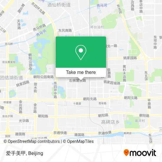 爱手美甲 map