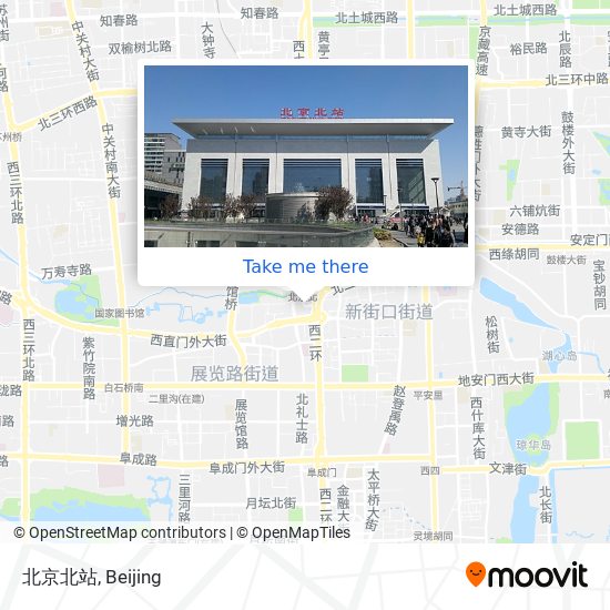北京北站 map