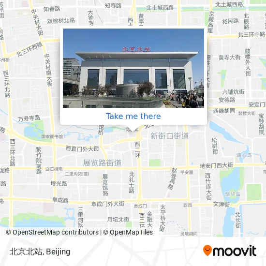 北京北站 map