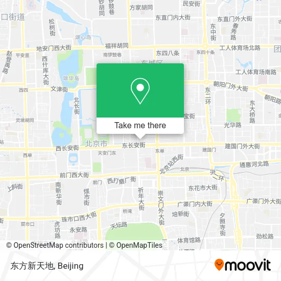 东方新天地 map