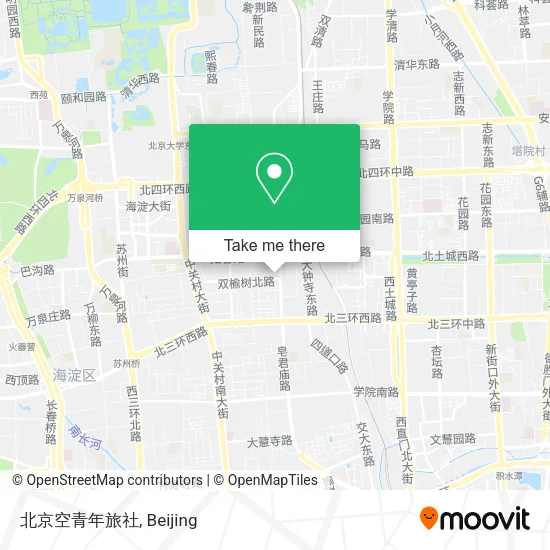 北京空青年旅社 map