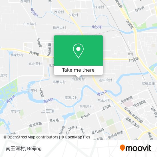 南玉河村 map