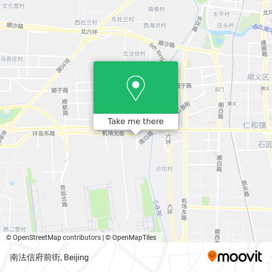 南法信府前街 map